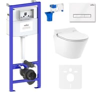 Инсталляция с умным подвесным унитазом Lavinia Boho Smart V-Clean в комплекте 7 в 1 87561183