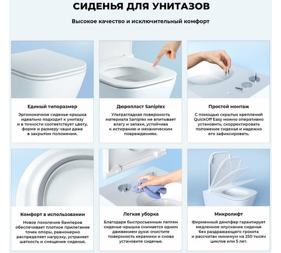 Безободковый подвесной унитаз Wellsee Graceful Pro 182601001
