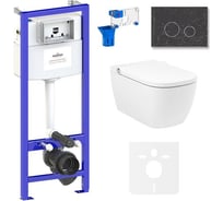 Инсталляция с умным подвесным унитазом Lavinia Boho Smart V-Clean в комплекте 7 в 1 87561143