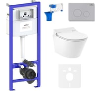 Инсталляция с умным подвесным унитазом Lavinia Boho Smart V-Clean в комплекте 7 в 1 87561181