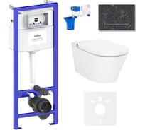 Инсталляция с умным подвесным унитазом Lavinia Boho Smart V-Clean в комплекте 7 в 1 87561171