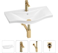 Раковина для ванной в наборе 4 в 1 Wellsee Bisou 201003618