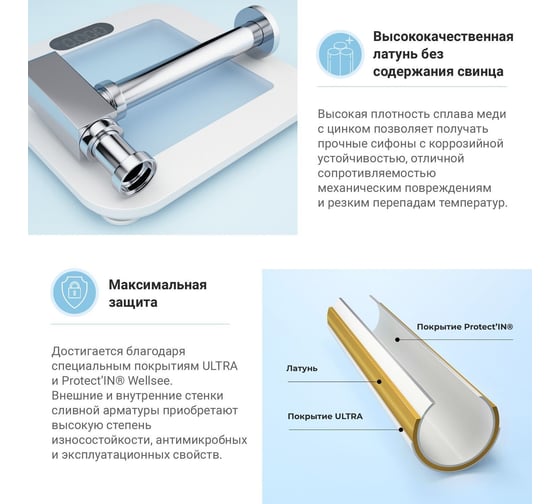 Мини раковина для туалета Lavinia Boho One в комплекте 3в1 21520716