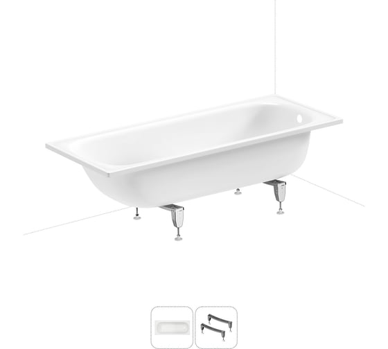 Ванна стальная Sanitana BLB 170х75Europa S39804212000000N (B75E12001N) S39804212000000N_B75E12001N