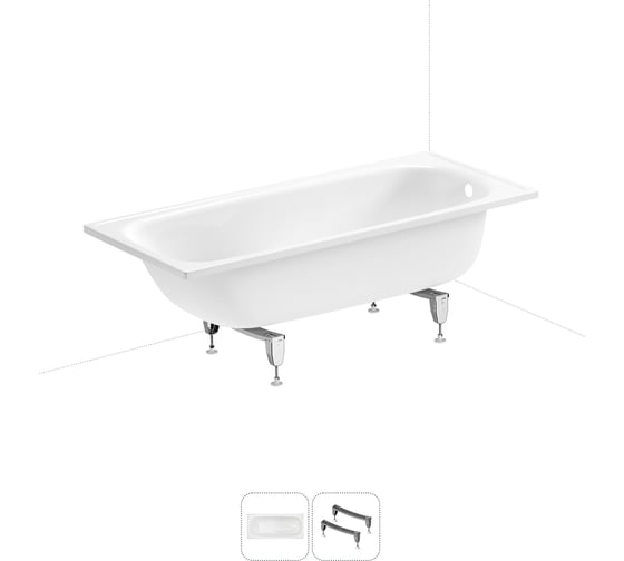 Ванна стальная Sanitana BLB 160х70Europa S30001112000000N (B60E12001N) S30001112000000N_B60E12001N