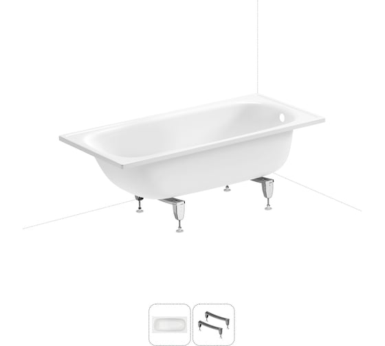Ванна стальная Sanitana BLB 150х70Europa S30001012000000N (B50E12001N) S30001012000000N_B50E12001N