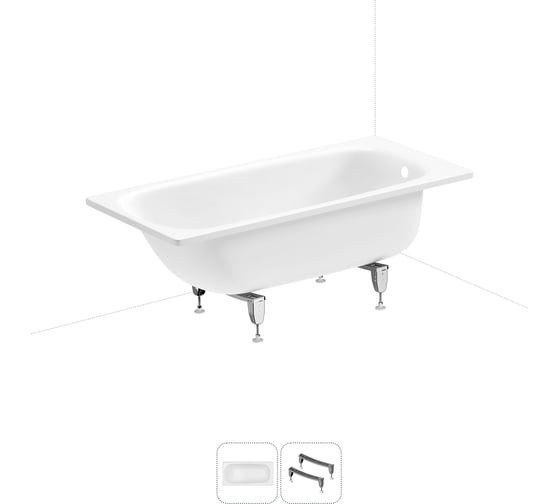 Ванна стальная Sanitana BLB 150х70Universal S398019AH000000N (B50HAH001N) S398019AH000000N_B50HAH001N