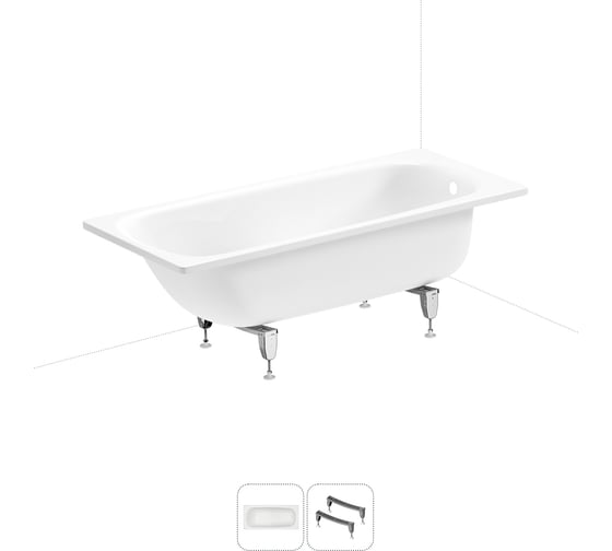 Ванна стальная Sanitana BLB 160х70Universal S398025AH000000N (B60HAH001N) S398025AH000000N_B60HAH001N