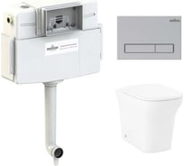 Приставной унитаз Lavinia Boho Relfix Bristol в комплекте 4 в 1 77060243