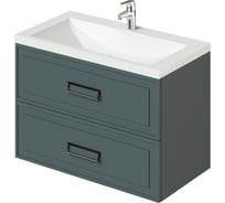 Подвесная тумба с раковиной ИТАНА pino 90 903x482x640 Авокадо 4657792957744