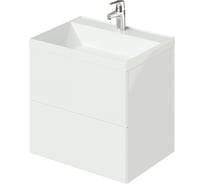 Подвесная тумба с раковиной ИТАНА icon 60 600x447x585 Белый глянец 4657773602205