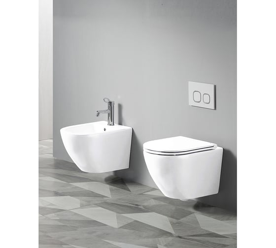 Подвесное биде Azario Grado 495*365*330 AZ-0046F 00086569