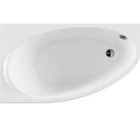 Ванна акриловая асимметричная Roca CORFU 160x90 левая белая 00068948 7248573000