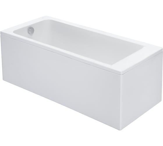 Акриловая ванна Roca EASY прямоугольная, 170x75 см, белая 00034568