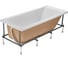 Ванна акриловая прямоугольная Roca ELBA 160x75 белая 00070870 7248619000 3