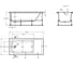 Ванна акриловая прямоугольная Roca ELBA 160x75 белая 00070870 7248619000 5