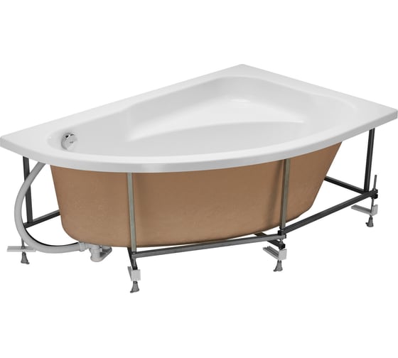 Акриловая ванна ROCA Welna 160x100 см, асимметричная, правая, белая 248643000