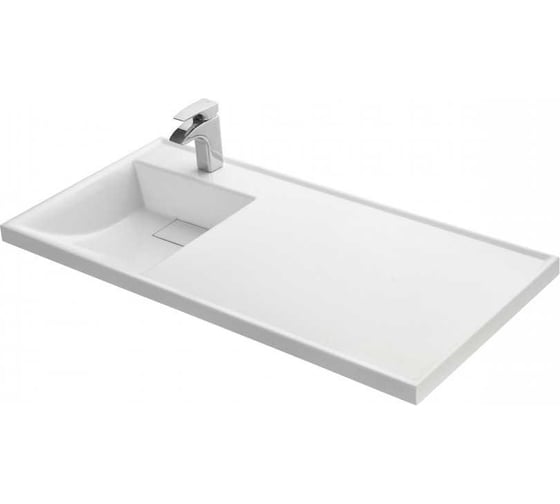 Раковина AQUATON Лондри 105 белая, левая 00064384