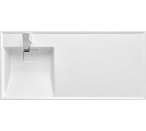 Раковина AQUATON Лондри 105 белая, левая 00064384
