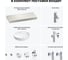 Комплект мебели для ванной комнаты с раковиной Wellsee Genuine Tree 201016711 8