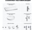 Комплект мебели для ванной комнаты с раковиной Wellsee Genuine Tree 201016691 8