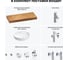 Комплект мебели для ванной комнаты с раковиной Wellsee Genuine Tree 201016731 8