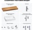 Комплект мебели для ванной комнаты с раковиной Wellsee Genuine Tree 201018231 8