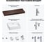 Комплект мебели для ванной комнаты с раковиной Wellsee Genuine Tree 201018721 8