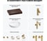 Комплект мебели для ванной комнаты с раковиной Wellsee Genuine Tree 201016623 8