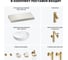 Комплект мебели для ванной комнаты с раковиной Wellsee Genuine Tree 201016653 8
