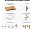 Комплект мебели для ванной комнаты с раковиной Wellsee Genuine Tree 201016613 8