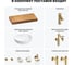 Комплект мебели для ванной комнаты с раковиной Wellsee Genuine Tree 201016673 8