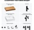 Комплект мебели для ванной комнаты Wellsee Genuine Tree с раковиной 201018532 8