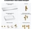 Комплект мебели для ванной комнаты Wellsee Genuine Tree с раковиной 201018253 8