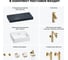 Комплект мебели для ванной комнаты с раковиной Wellsee Genuine Tree 201018583 8