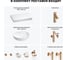 Комплект мебели для ванной комнаты с раковиной Wellsee Genuine Tree 201016634 8