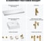Комплект мебели для ванной комнаты Wellsee Genuine Tree с раковиной 201018493 8