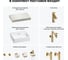 Комплект мебели для ванной комнаты с раковиной Wellsee Genuine Tree 201018513 8