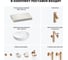 Комплект мебели для ванной комнаты с раковиной Wellsee Genuine Tree 201016594 8