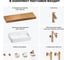 Комплект мебели для ванной комнаты с раковиной Wellsee Genuine Tree 201018234 8
