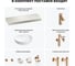 Комплект мебели для ванной комнаты с раковиной Wellsee Genuine Tree 201016774 8