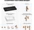 Комплект мебели для ванной комнаты с раковиной Wellsee Genuine Tree 201018624 8