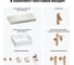 Комплект мебели для ванной комнаты с раковиной Wellsee Genuine Tree 201018574 8