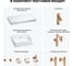 Комплект мебели для ванной комнаты с раковиной Wellsee Genuine Tree 201018614 8