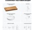 Комплект мебели для ванной комнаты с раковиной Wellsee Genuine Tree 201016675 8
