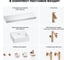 Комплект мебели для ванной комнаты Wellsee Genuine Tree с раковиной 201018494 8