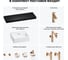 Комплект мебели для ванной комнаты Wellsee Genuine Tree с раковиной 201018504 8