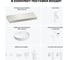 Комплект мебели для ванной комнаты с раковиной Wellsee Genuine Tree 201016715 8
