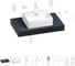 Комплект мебели для ванной комнаты Wellsee Genuine Tree с раковиной 201018285 1