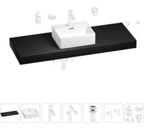 Комплект мебели для ванной комнаты Wellsee Genuine Tree с раковиной 201018505